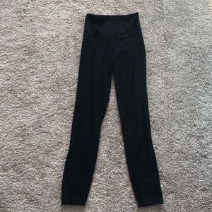 High waisted black leggings